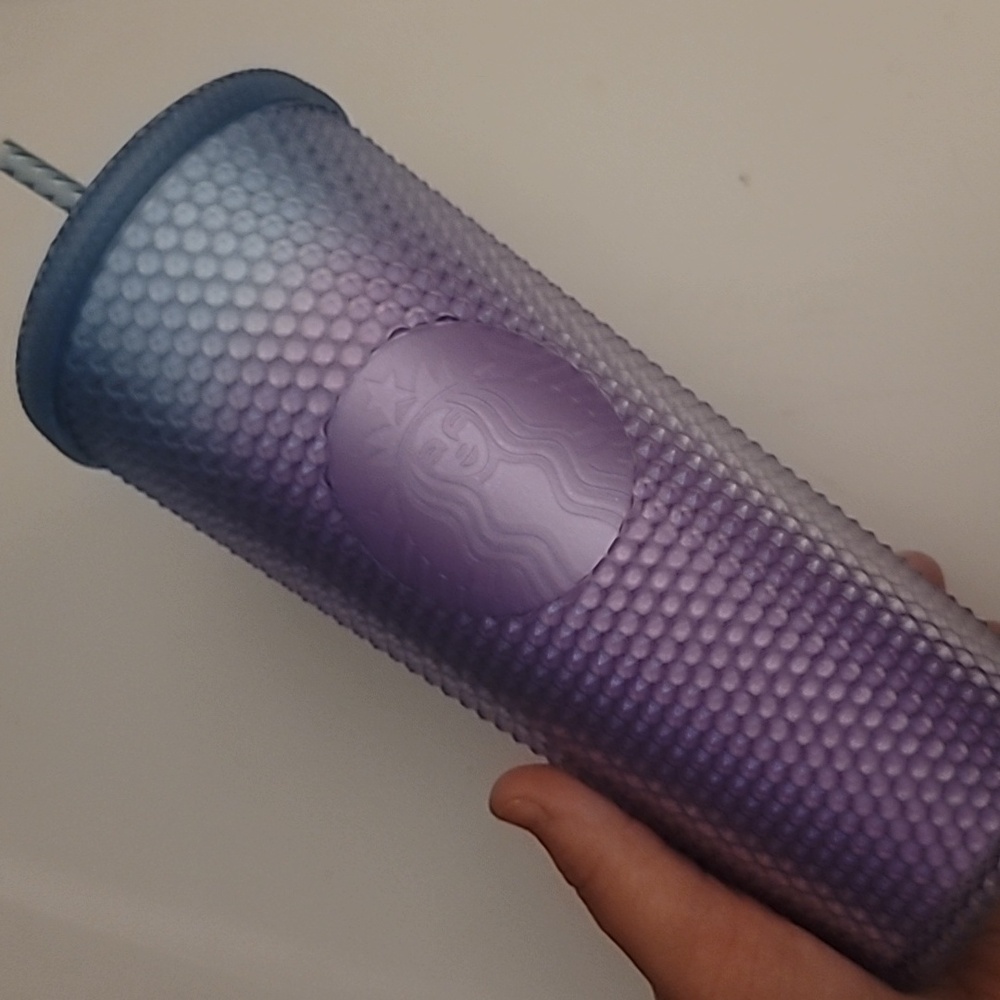 Starbucks Periwinkle 2024 Gradient Bling Winter Ombré Studded Soft Touch - Picture 2 of 8